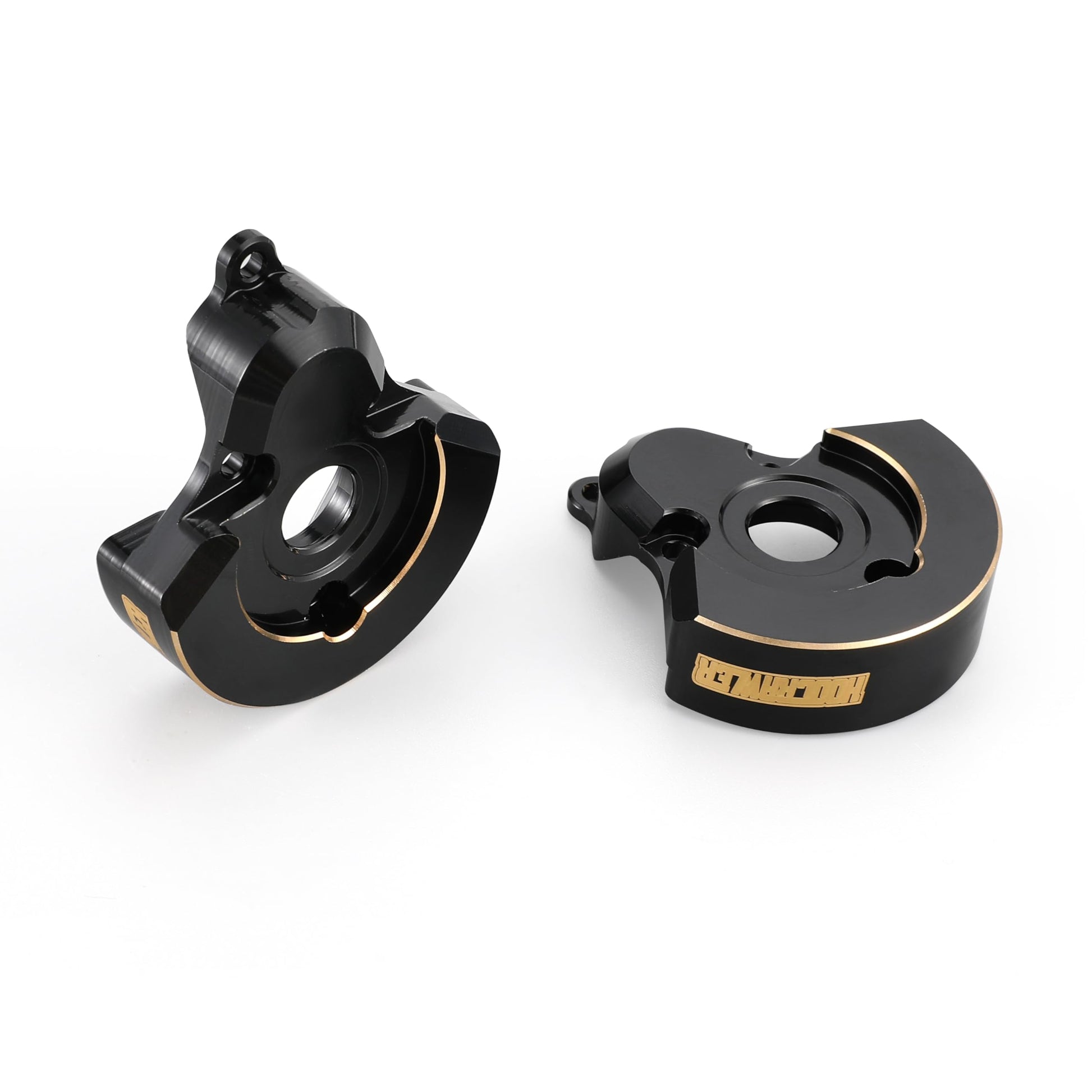 HooCrawler Brass Knuckle Weights Front and Rear Portal Cover for 1/10 RC Crawler Vanquish VS4-10 Phoenix F10 Portal Axle Lower COG