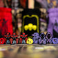 Capstone Games Pagan: Fate of Roanoke - Wooden Token Set, 125 Painted Game Pieces & 3 Custom Screen Printed Cloth Bags