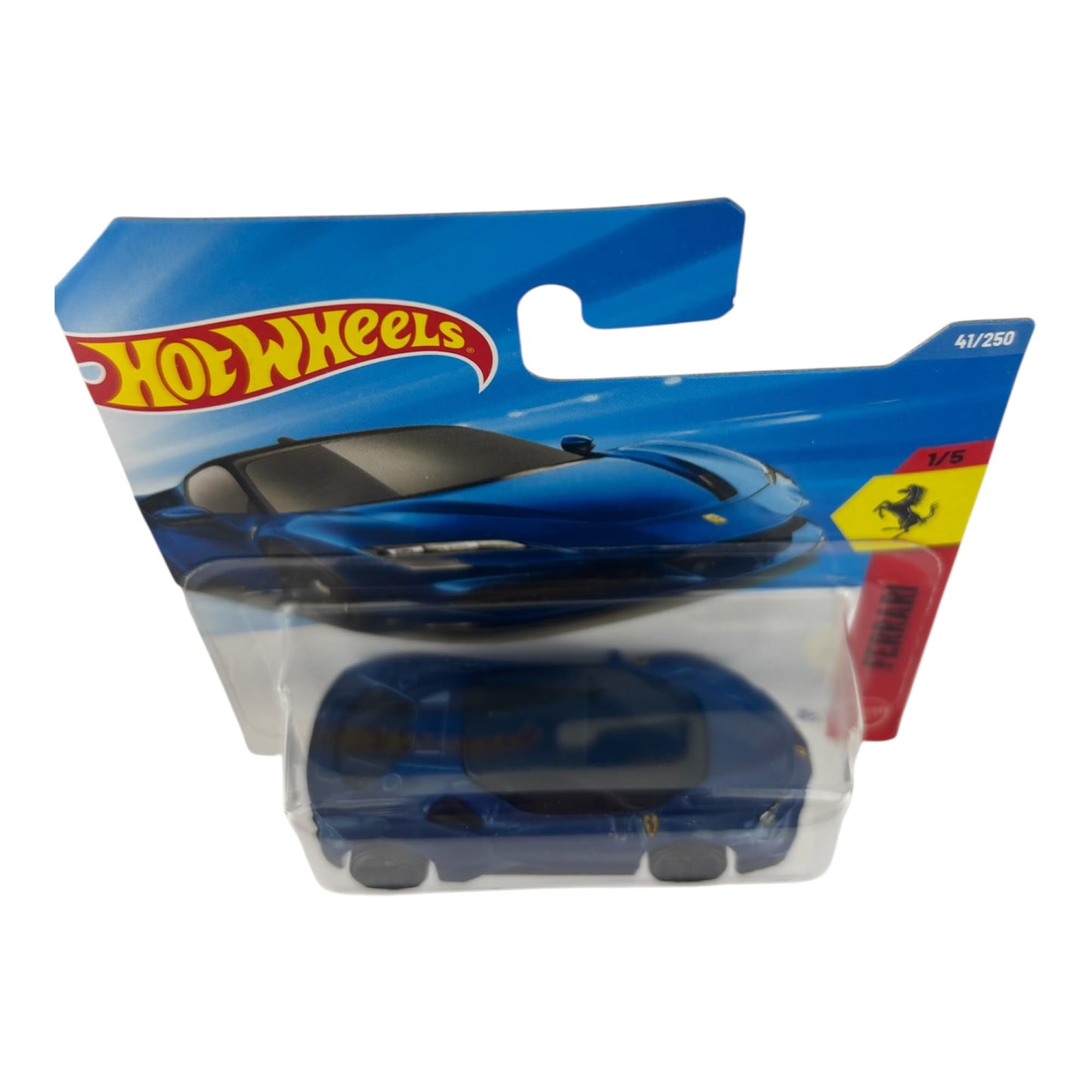 Hot Wheels Ferrari SF90 Stradale [Blue] 1/5, 41/250, 1:64 Scale Diecast Toy Vehicle