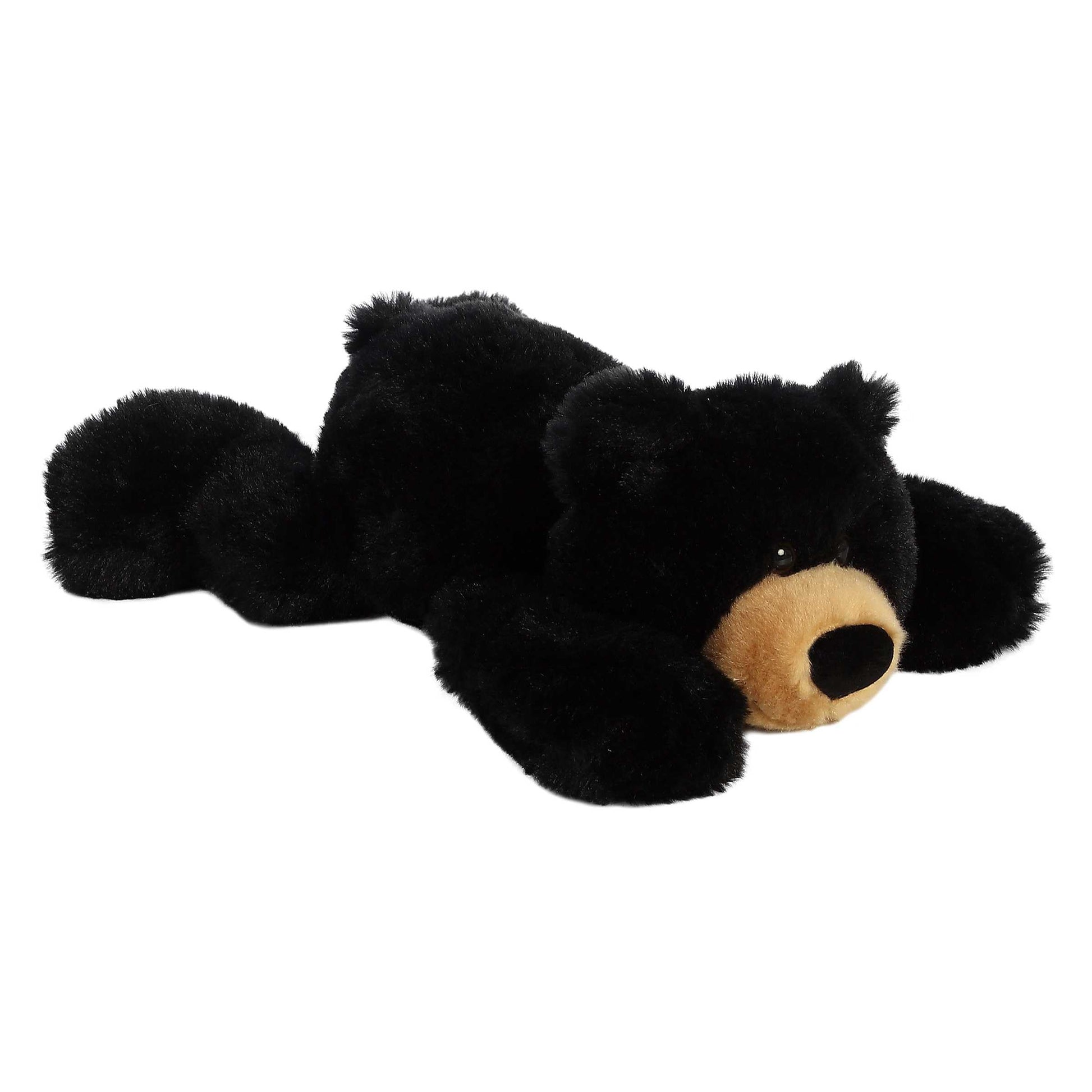 Aurora® Snuggly Hugga-Wug Bear™ Stuffed Animal - Comforting Companion - Imaginative Play - Black 12 Inches