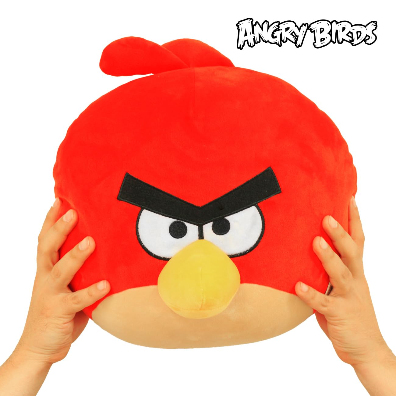 Angry Birds Red Bird Plush Toy - 15” Mega Size Stuffed Animal for Kids & Collectors