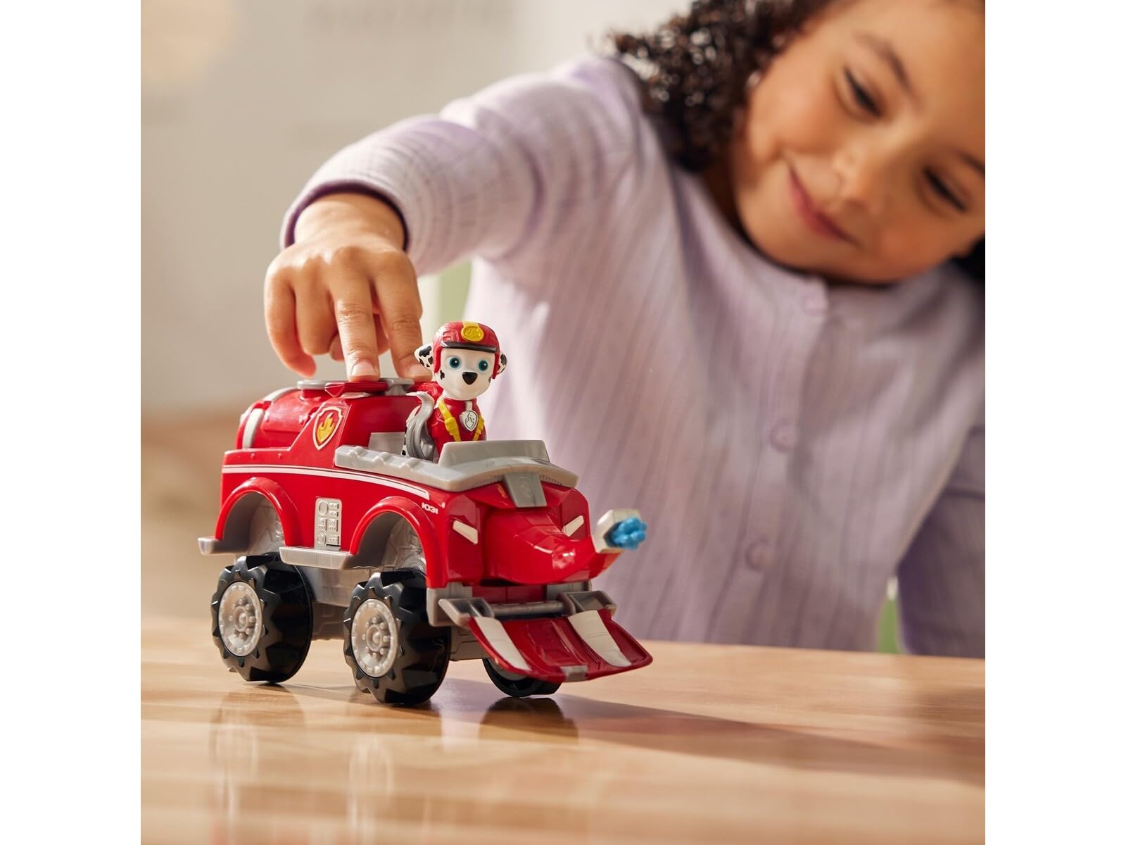 Paw Patrol Jungle Pups, Marshall Elephant Vehicle, Toy Truck with Collectible Action Figure, Kids Toys for Boys & Girls Ages 3 and Up