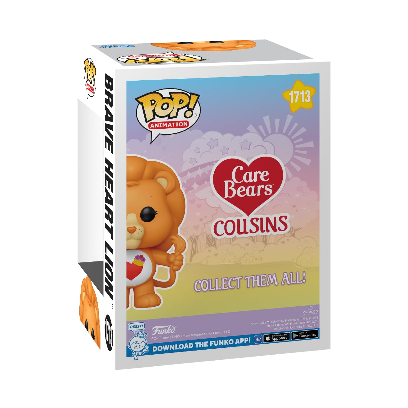 Funko POP! TV: CB Cousins - Brave Heart Lion - Care Bears - Collectable Vinyl Figure - Gift Idea - Official Merchandise - for Kids & Adults - TV Fans