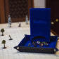 FanRoll Fold Up Dice Tower: Blue, Role Playing Game Dice Accessories for Dungeons and Dragons