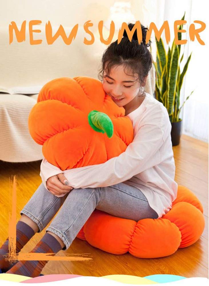 GracesDawn Plush Soft Pumpkin Plush Pillow Pumpkin Decoration Sofa Pillow Soft Pumpkin Gift. Plush Toy, Children’s Gift Orange (50cm[19.6] inch)
