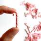 Miniature Candy Canes, Peppermint Embellishments, Non-Edible Tiny Mini Small Christmas Craft, Dollhouse Miniatures Polymer Clay (20PCS)