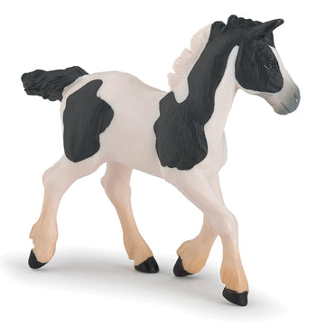 Papo - Realistic Black Cob Foal Figure - Ages 3+ - Horses and Ponies Collection - Creative Play Equestrian World - Gift Idea Toy for Girls and Boys