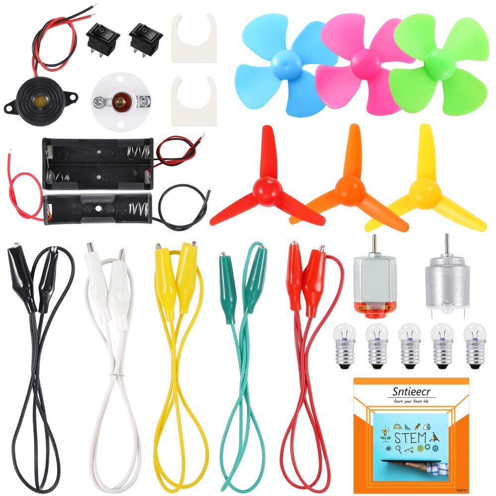 Sntieecr Electric Circuit Motor Kit, Science Experiment Educational Kit