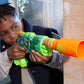 Nerf Zombie Driller Dart Blaster, 16 Nerf Elite Darts, Rotating 5 Dart Cylinder, Removable Scope, Outdoor Games, Ages 8+