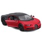 Bugatti Chiron Sport 16" Red and Black Special Edition 1/24 Diecast Model Car by Maisto