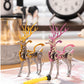 Mokrdomain Little Deer 3D Metal Puzzle, Pink, 40pcs