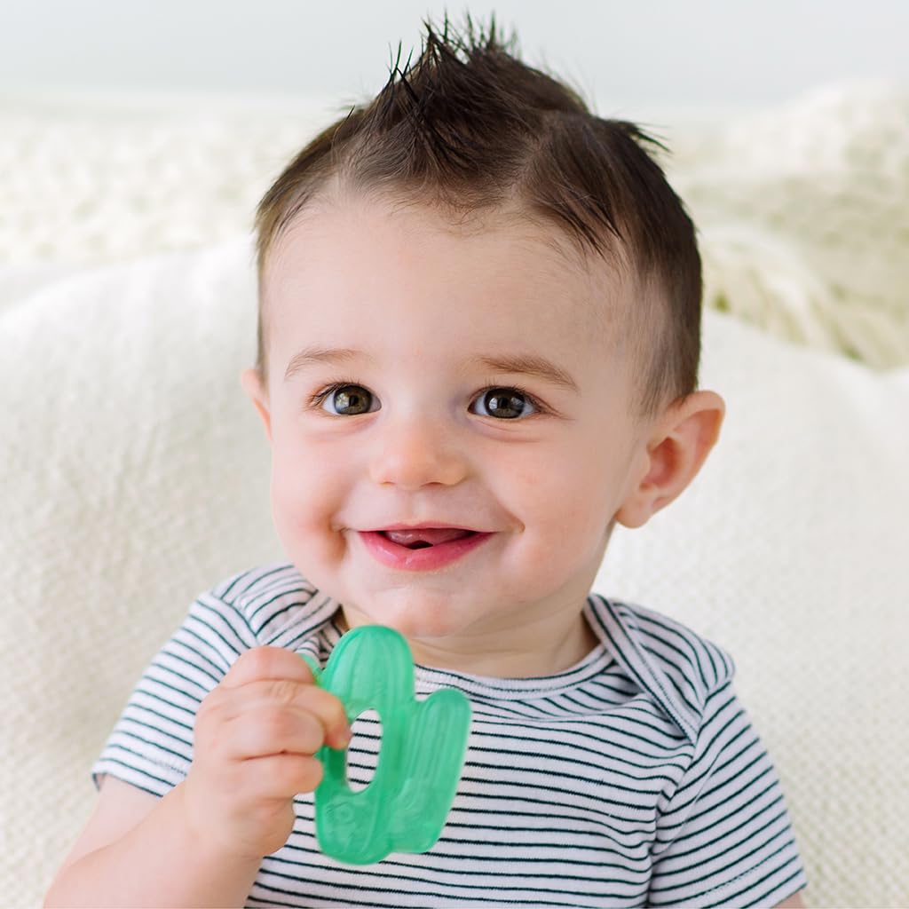 Itzy Ritzy Water-Filled Teethers - Cold Cutie Coolers Textured On Both Sides to Massage Sore Gums & Emerging Teeth - Can Be Chilled in Refrigerator