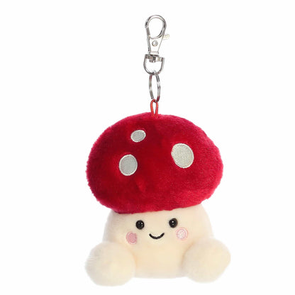 Aurora® Adorable Palm Pals™ Amanita Mushroom™ Clip-On- Fun Collectible Plush for Kids and Adult Collectors - Perfect for Backpacks and Birthday Gifts