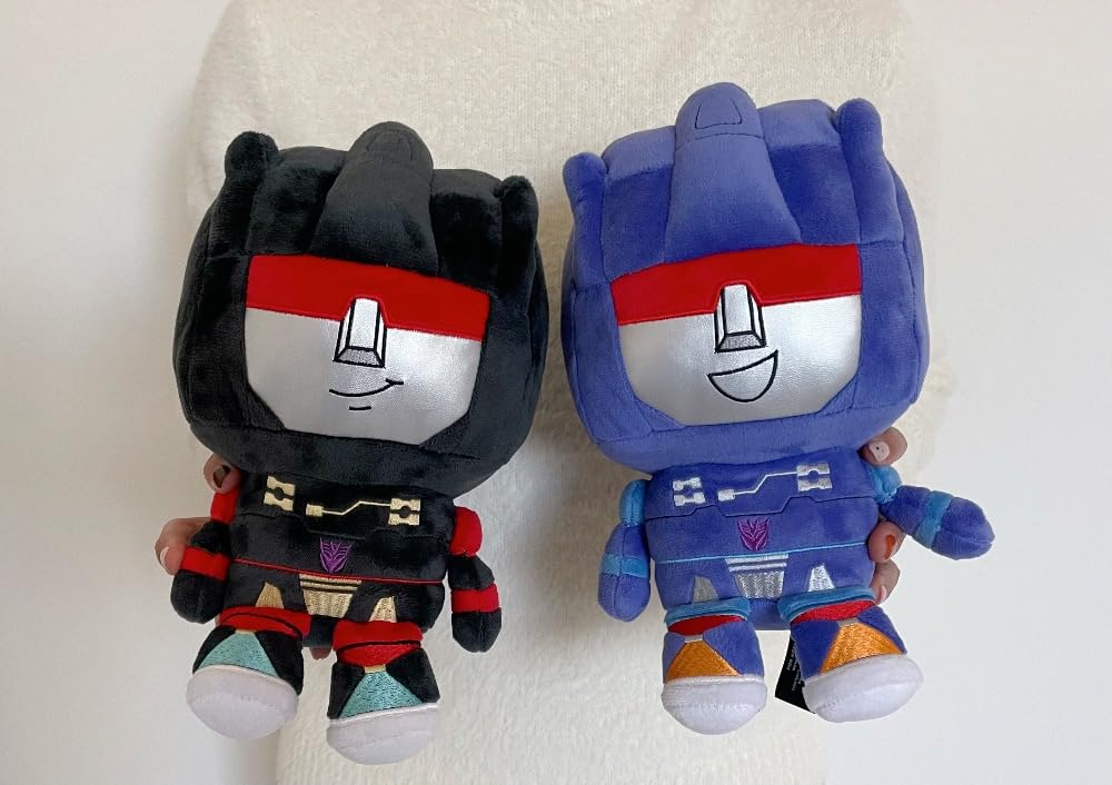 Symbiote Studios Transformers | Rumble and Frenzy Plush Toys | Officially Licensed Product, Blue, TFSYM118