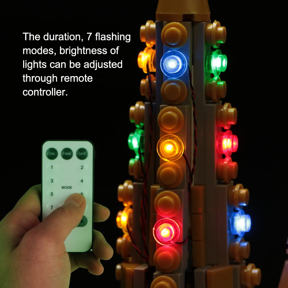 TEDDOO 14pcs 1x1 LED Dot Lighting Kit Compatible with Lego Bricks 4073