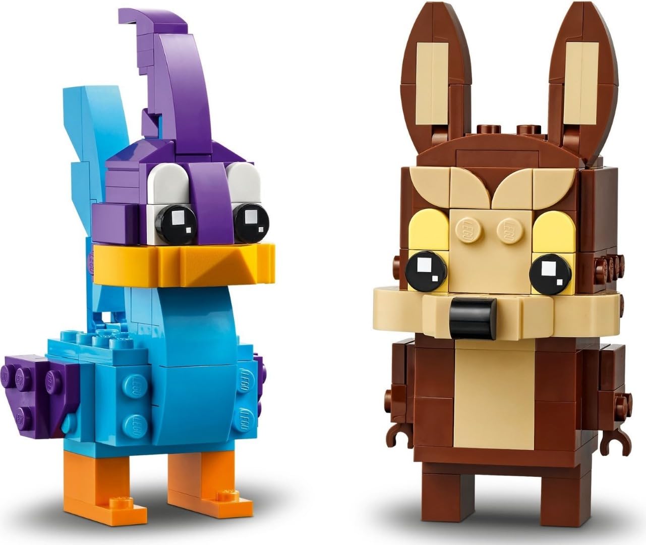 LEGO Brickheadz 40559 Looney Tunes Road Runner and Wile E. Coyote 323 Pieces 10+