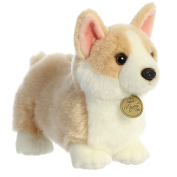 Aurora® Adorable Miyoni® Tots Pembroke Welsh Corgi Pup Stuffed Animal - Lifelike Details Make a Cherished Companion - Perfect for Decorating Bedrooms