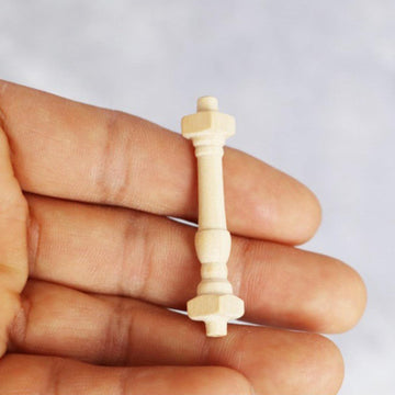 12 Pack Dollhouse DIY Builders 1:12 Wood Spindles Balusters Toys