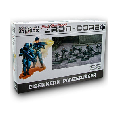 Wargames Atlantic Iron-Core Eisenkern Panzerjager (20 Multi Part Hard Plastic 28mm Figures)