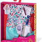 Our Generation - Healthy Paws - Vet Uniform Outfit - Hospital Accessories - 18-Inch Doll Clothes - Pretend Play - Toy for Kids 3 Years +