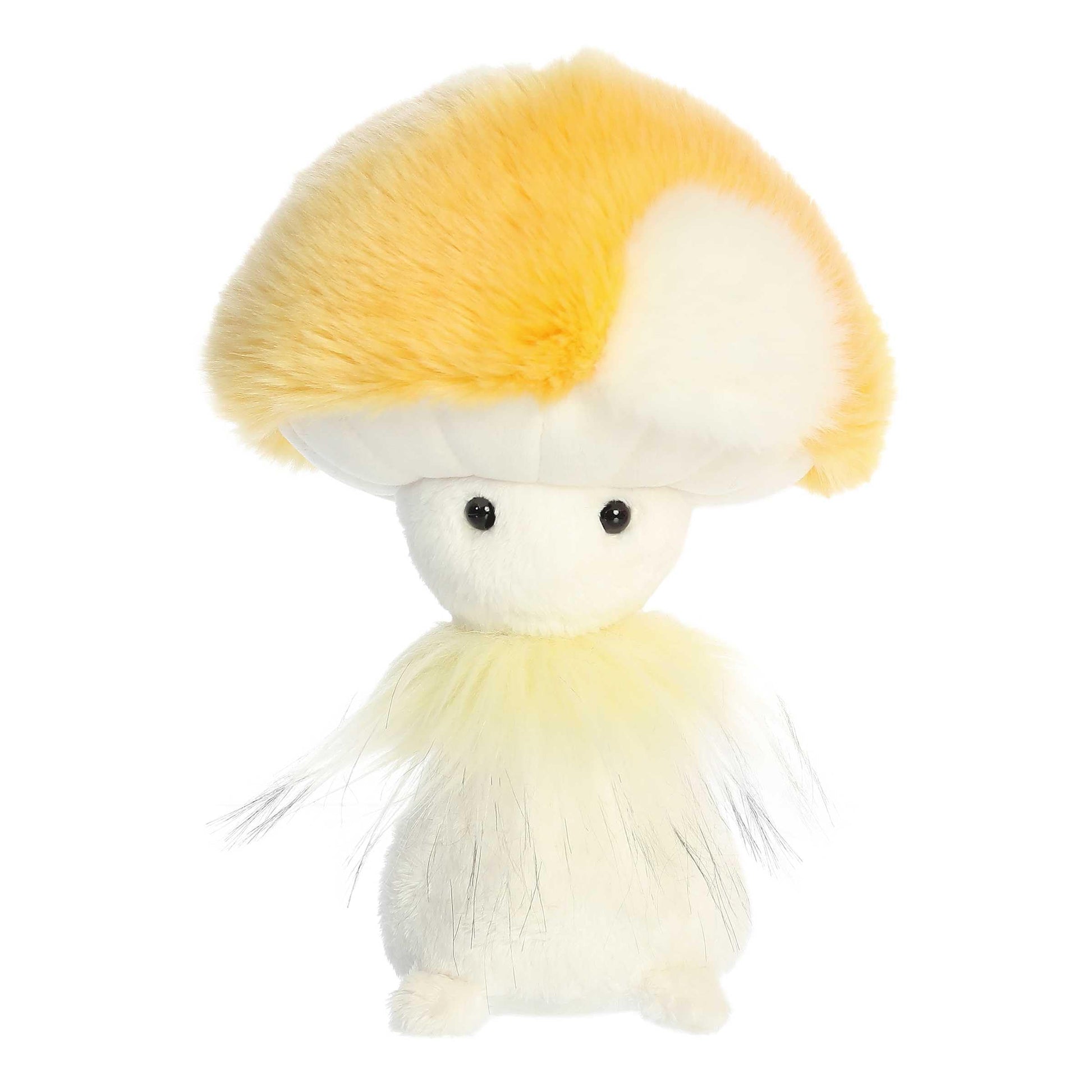 Aurora Vibrant Fungi Friends Honey Stuffed Animal - Unique Design - Loveable Companions - Yellow 9 Inches