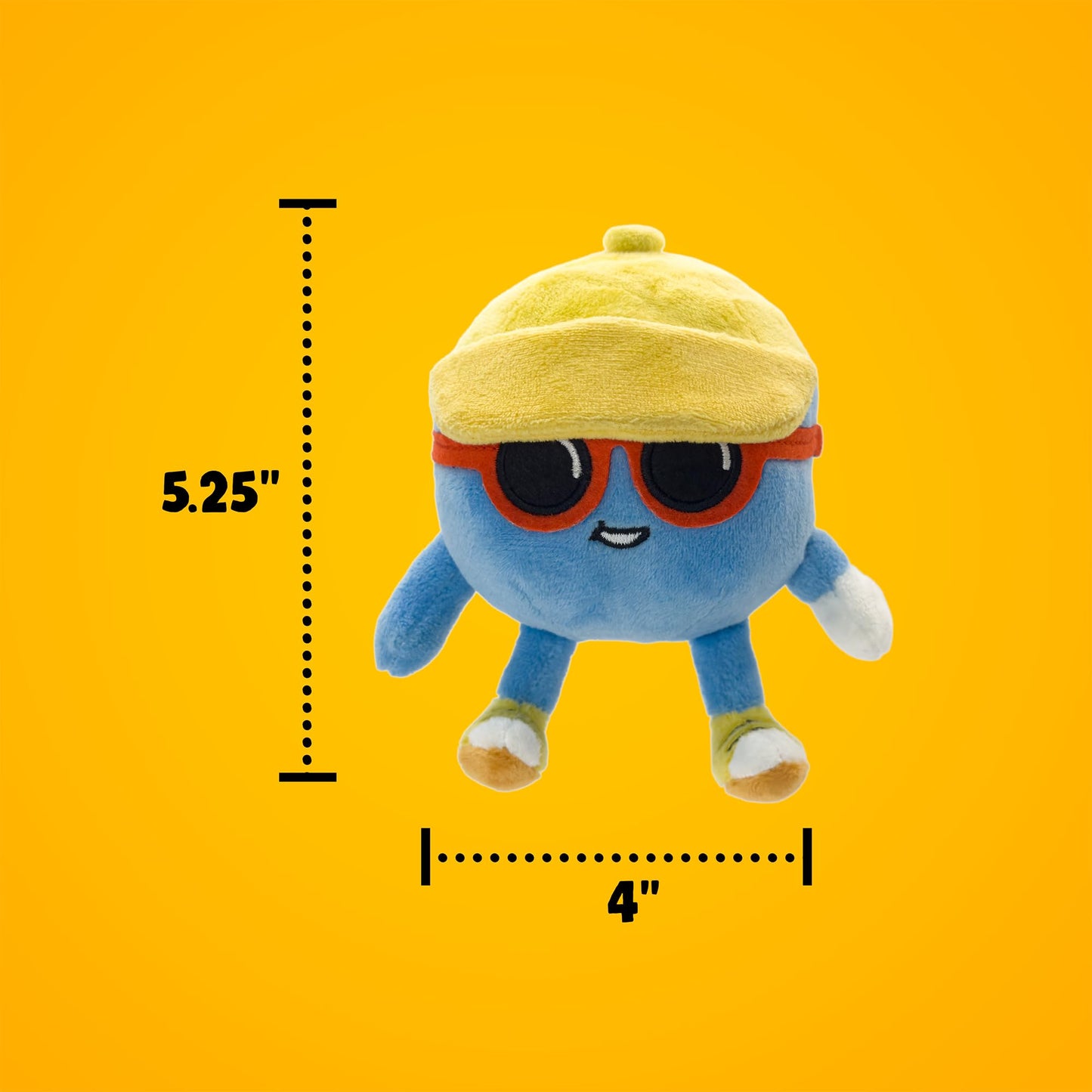 Play Nine Plush Golf Ball 4” Gimme Character Fans, Collectors, and Golfers, Official Plush Toy