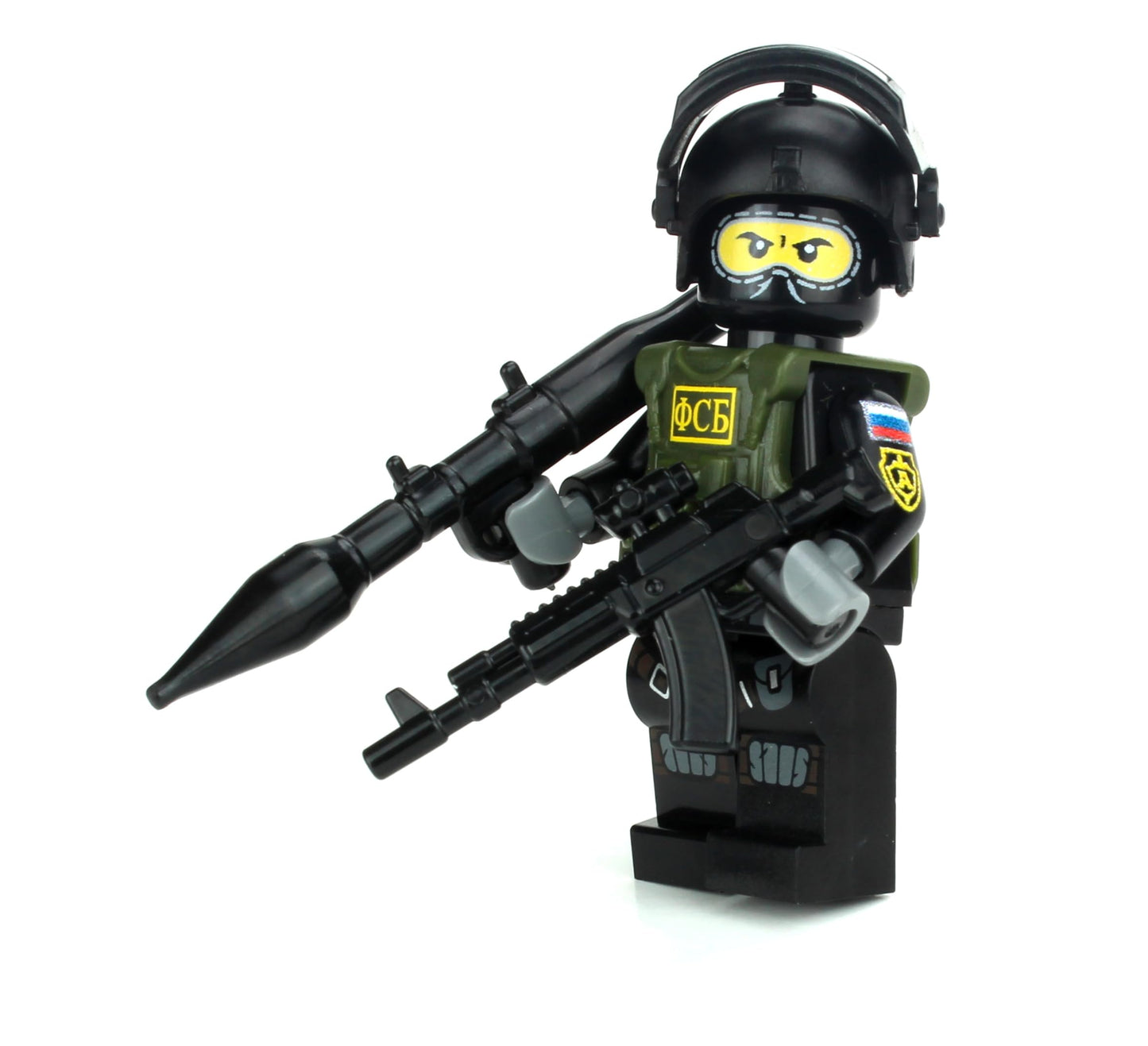 Battle Brick 1.6 Inches TallCollectible Russian Spetsnaz Special Forces Soldier Collectible Custom Minifigure | Printed in the USA | Genuine Military