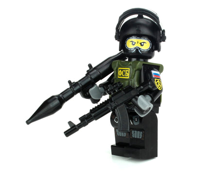 Battle Brick 1.6 Inches TallCollectible Russian Spetsnaz Special Forces Soldier Collectible Custom Minifigure | Printed in the USA | Genuine Military