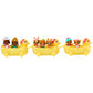 Baby Born Mini Babies Playset - Unwrap Surprise Twins or Triplets Collectible Baby Dolls with Soft Swaddle, Blanket, Ducky Pull Toy Series 3