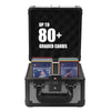 ZINHO Graded Card Case Upgraded Sports Card Storage Box Waterproof Trading Card Holder, Compatible with PSA BGS CSG FGS Up to 80+ Cards with TSA