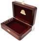 House of Cribbage - 2 Track - Wooden Cribbage Board / Box - Inlaid in Maple Wood / Bloodwood - Storage for Pegs & One Deck of Cards - 60 Points - Non