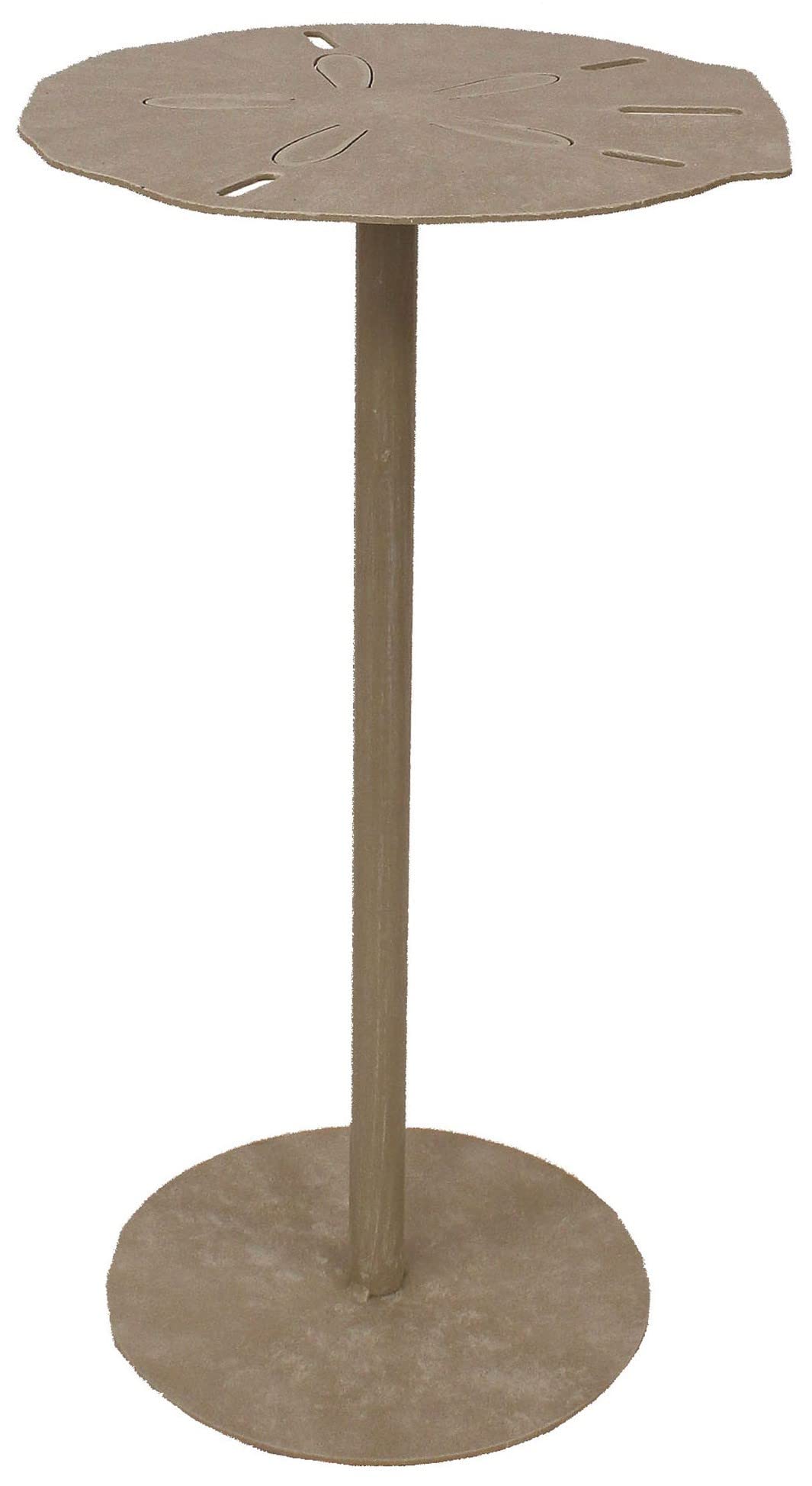 Furniture Barn USA Sand Drink Table with Sand Dollar Top