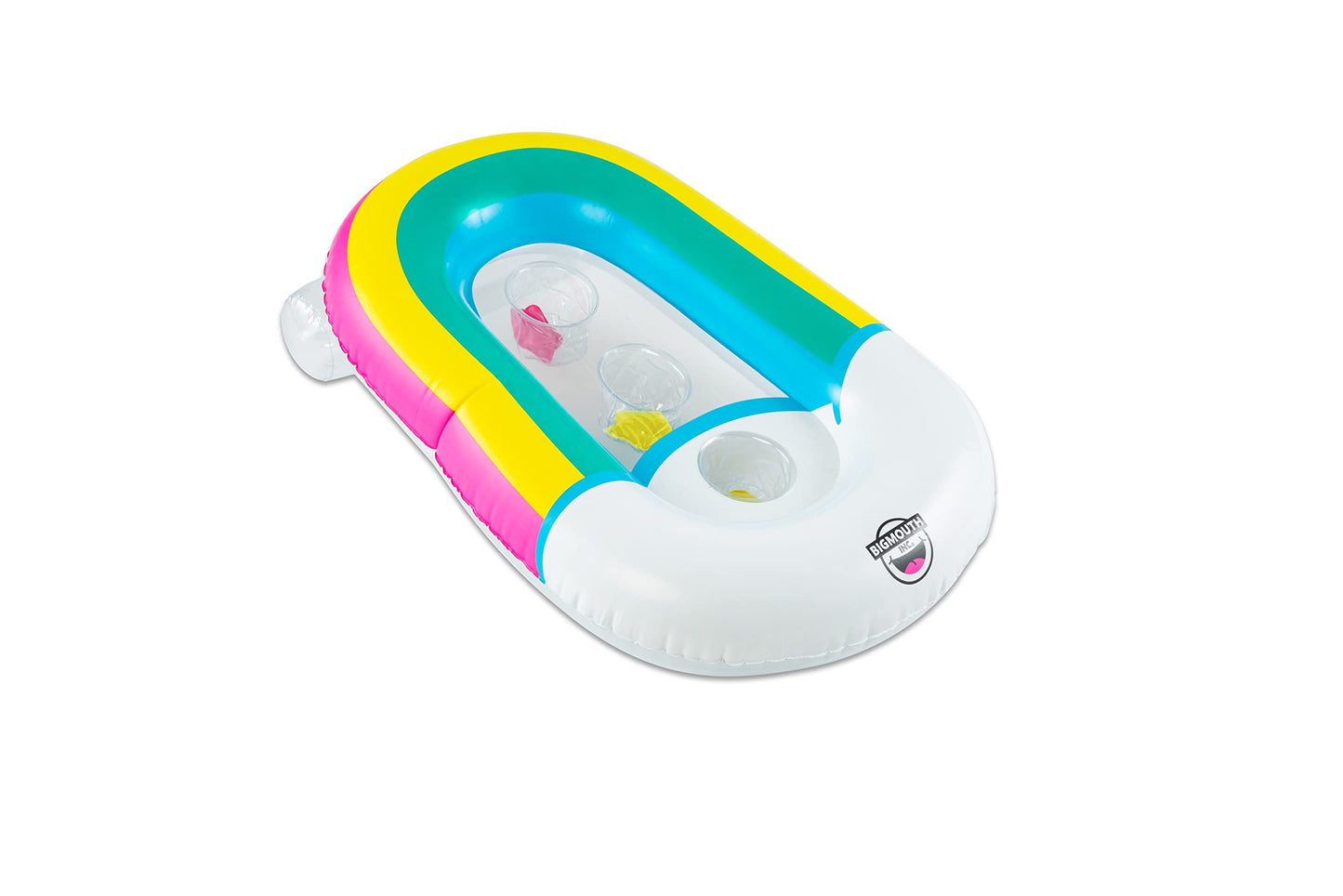 BigMouth Inc Rainbow Toss Game, Inflatable Pool Cornhole, Summer Water Game for Kids & Adults, Poolside Fun Water Toys