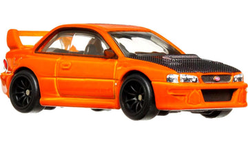 Hot Wheels Car Culture Circuit Legends Vehicles for 3 Kids Years Old & Up, Subaru WRX Sti 22B, Premium Collection of Car Culture 1:64 Scale Vehicles