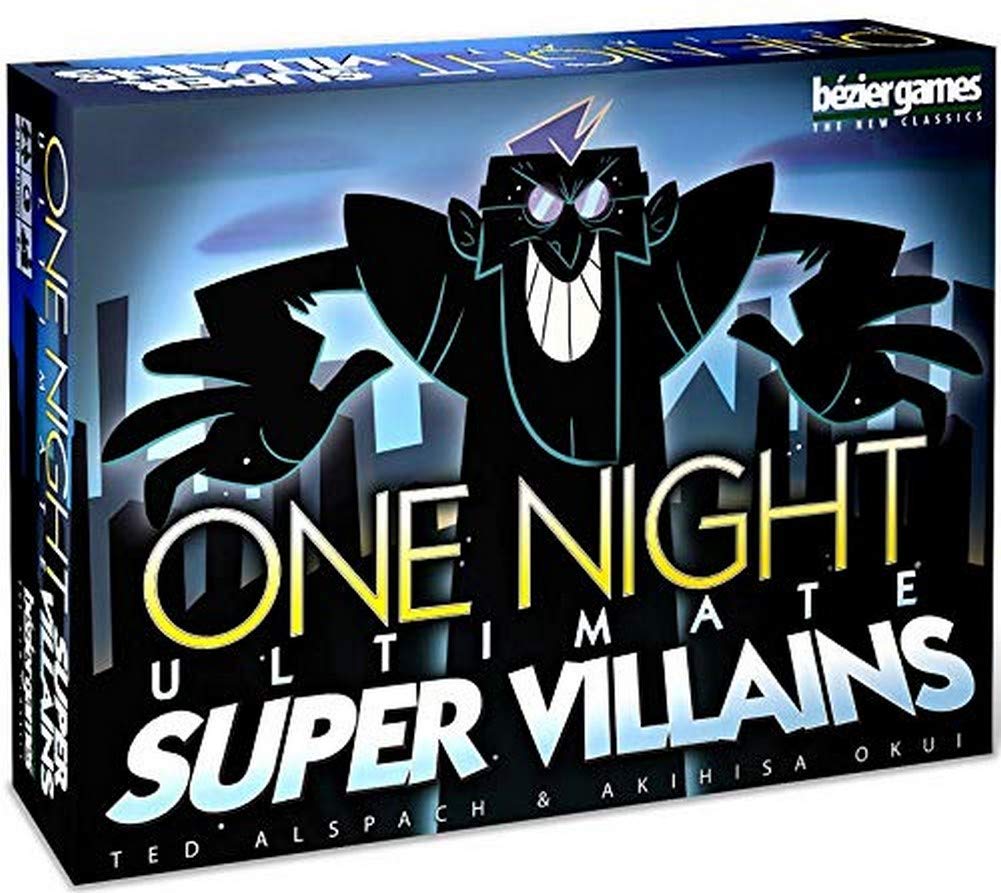 One Night Ultimate Super Villains, Family Friendly Party Game, Fun Game for Kids & Adults, Engaging Social Deduction, Fast-Paced Gameplay, Hidden