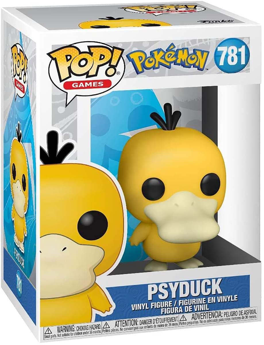 POP Games: Pokemon - Psyduck Collectible Vinyl Figure, 3.5, Multicolor