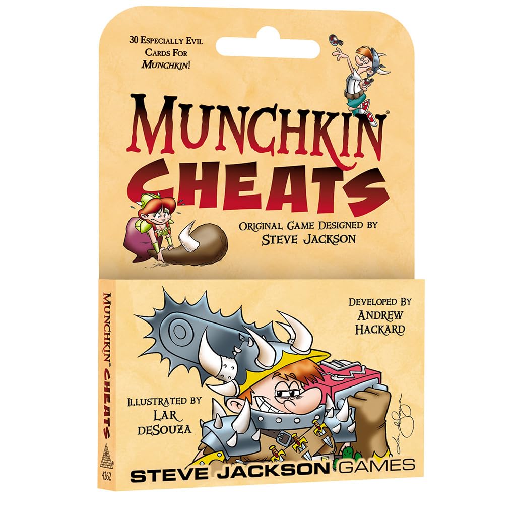 Steve Jackson Games Munchkin Cheats Card Game (Mini-Expansion) | 30 Cards | Card Game for Adults, Kids, & Family | Fantasy Adventure Roleplaying Game