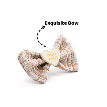 LYBHYQTII Dolls Clothes for 17cm Dolls, Luxury Chic Style 3 Piece Set Including Bow, Dress and Bag High-End Fashion Outfit with Premium Handmade Dolls