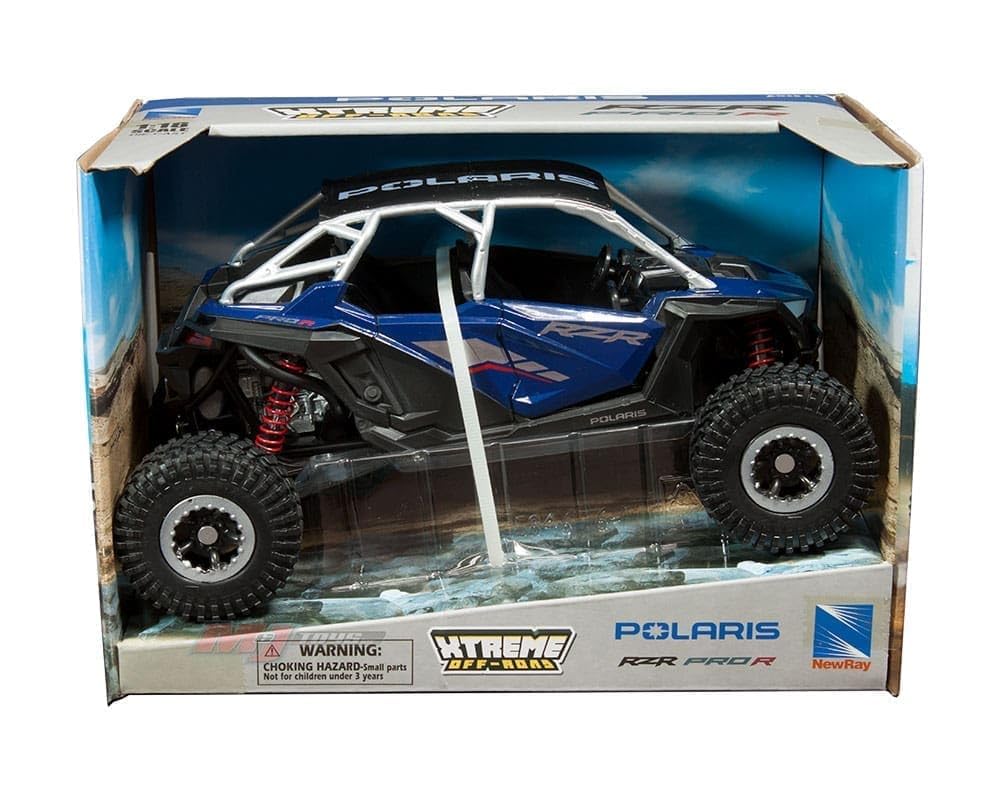 NewRay 1:18 Scale Polaris RZR Pro R 4 Rock Crawler Blue (Azure Crystal) 58466A