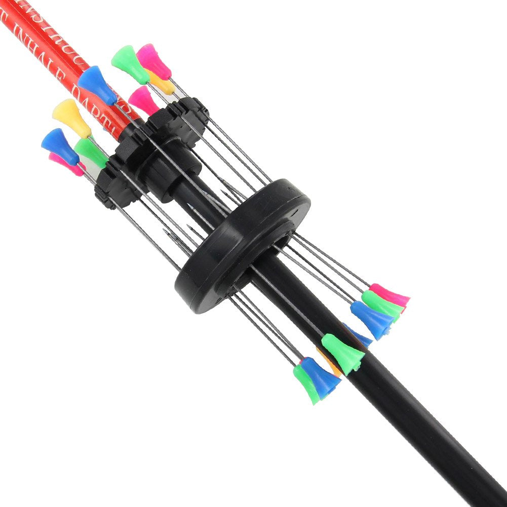 Armory Replicas™ Steel Blowgun Darts - 36 Pack, 3 Inch Long, Sharp Point, Cone Accelerator for Accurate Shooting