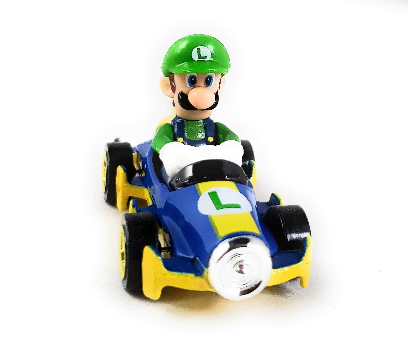 Hot Wheels Mariokart 4-Pack Exclusive Black Yoshi P-Wing Mario Bowser Luigi