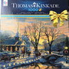 CEACO Thomas Kinkade - Holiday Evening Sleigh Ride Jigsaw Puzzle (1000 Pieces)