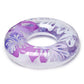 INTEX 59251EP Clear Tropical Inflatable Tube: Floral Graphic Design - 36" Diameter - 132lb Weight Capacity - One Tube - Color May Vary