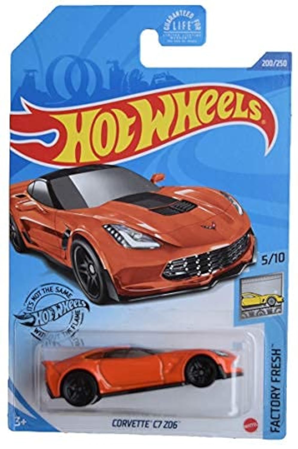 Hot Wheels Corvette C7 Z06, [orange] 200/250 Factory Fresh 5/10