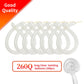 KAWKALSH 260 Clear Long Balloons for Animals, Thickening Skinny Latex Twisting for Arch Modeling Magic Clown Birthday Wedding Party Decorations 100pcs