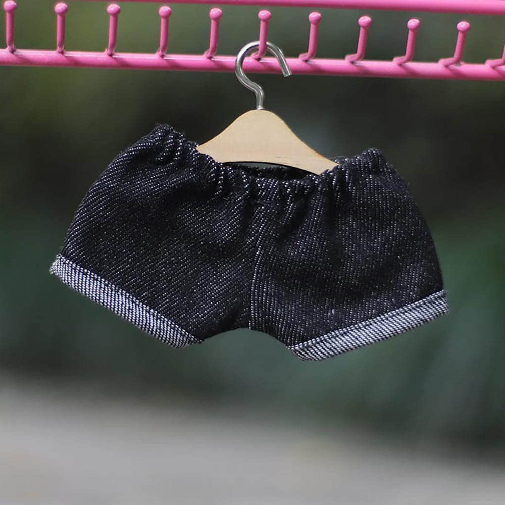 niannyyhouse 8in?20cm? Plush Doll Clothes Hoodies Without Pocket Jeans Doll Dressup (Blue)