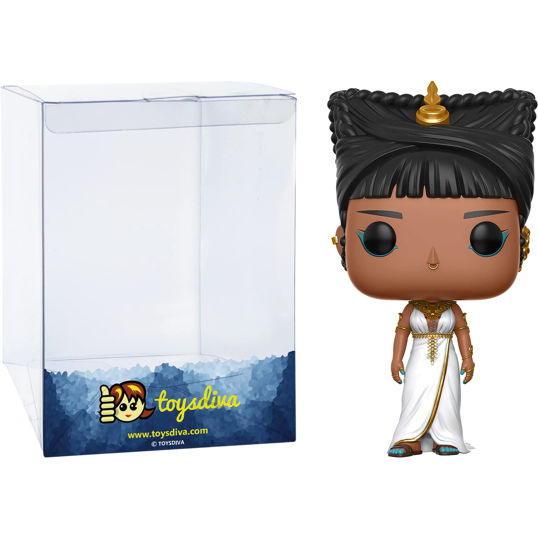 Funko Ahmanet: P o p ! Movies Vinyl Figurine Bundle with 1 Compatible 'ToysDiva' Graphic Protector (435-13801 - B)