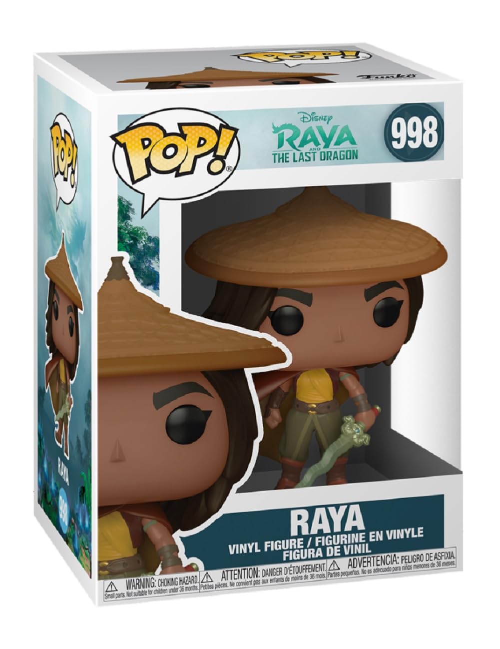 POP Disney: Raya and The Last Dragon - Raya, 3.75 inches, Multicolor (50548)