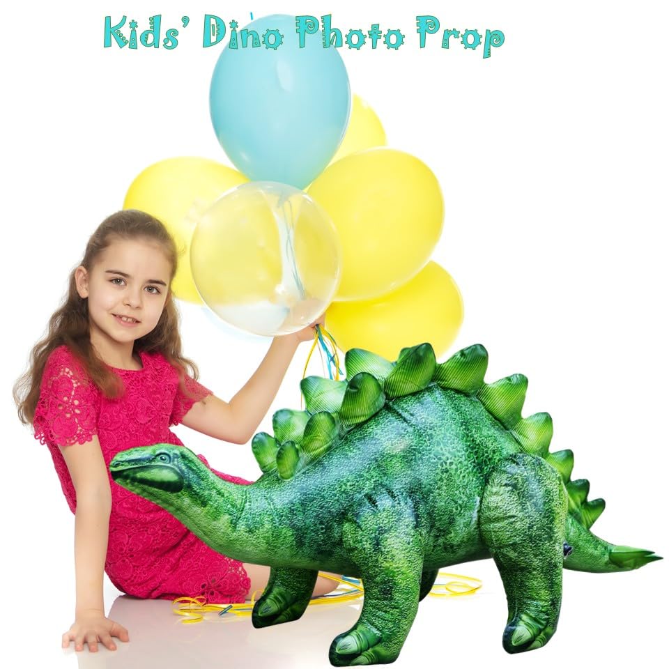 Jet Creations Inflatable Stegosaurus, 46" Long, Realistic Dinosaur