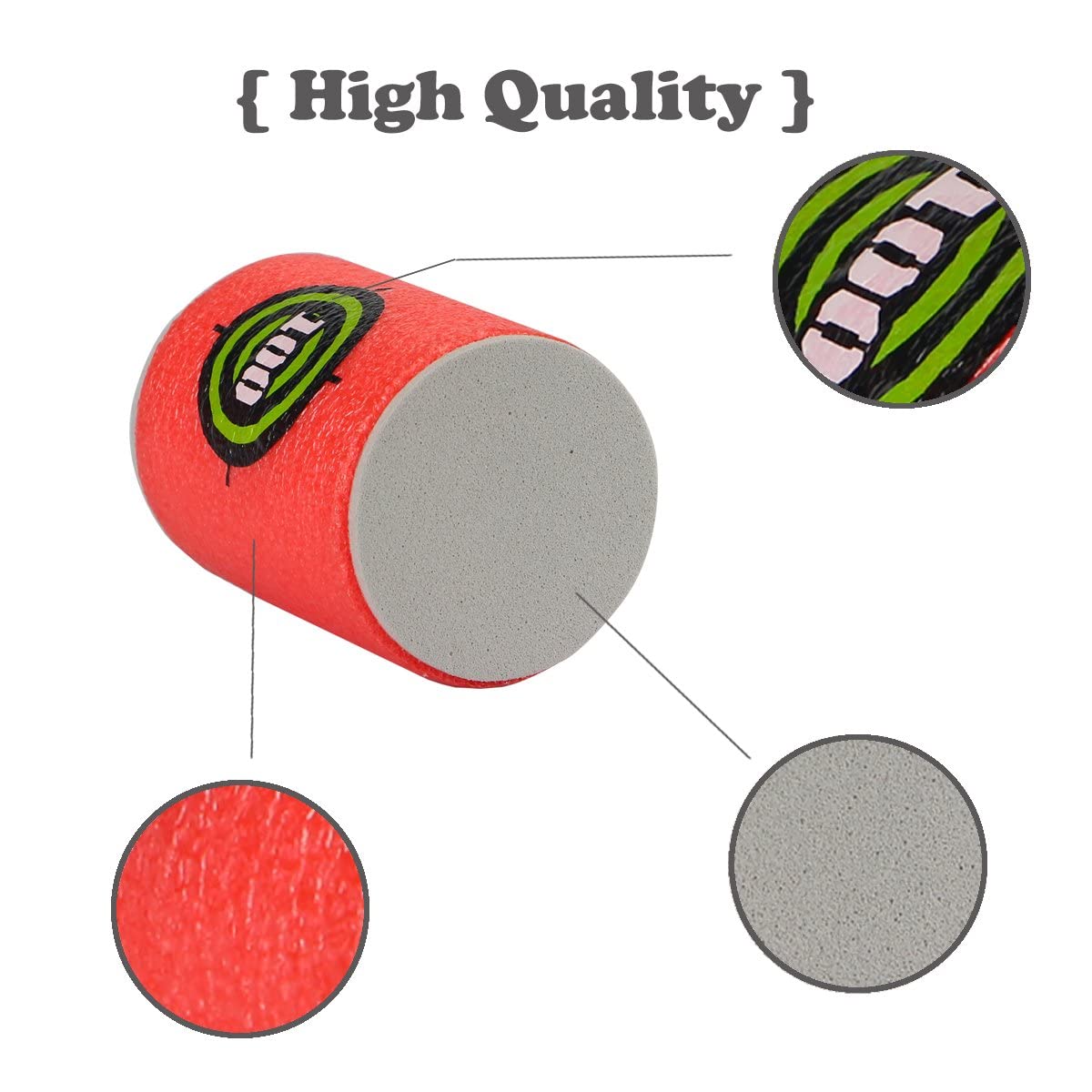 Dreampark Bullet Darts Target for Nerf: 24pcs Soft EVA Nerf Targets